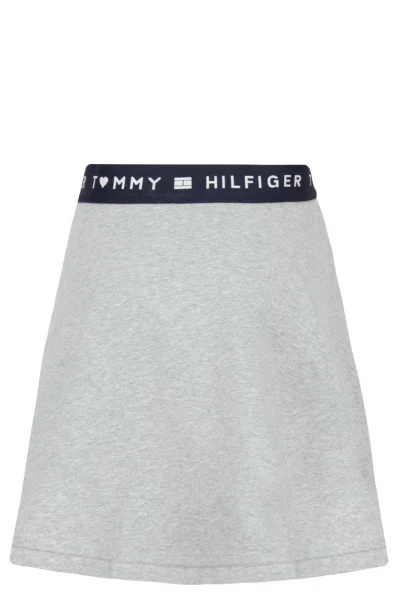 Skirt BRAND LOGO SKATER SK Tommy Hilfiger ash gray