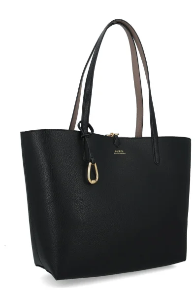 Reversible shopper bag + sachet LAUREN RALPH LAUREN black