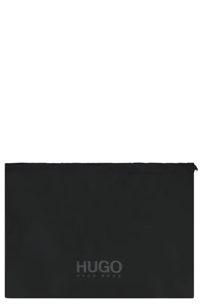 Skórzana torebka na ramię Victoria Top Handle HUGO czarny