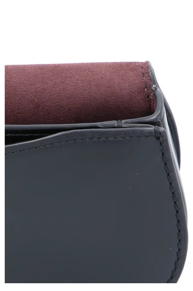 Leather bumbag/messenger bag SADDLE Coach black