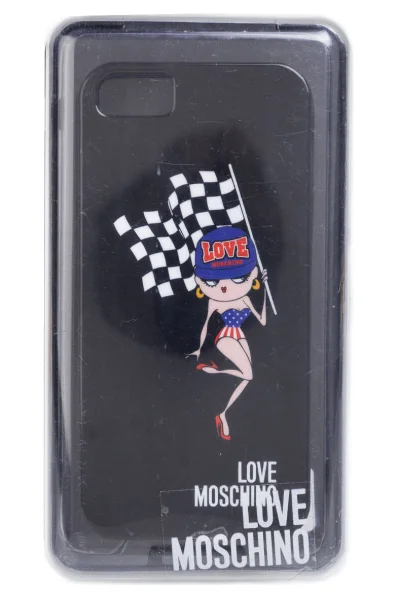 5&5S Technology iphone case Love Moschino black