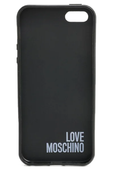 5&5S Technology Iphone case Love Moschino black