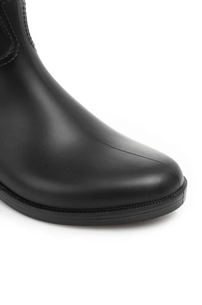 Patch 2 Rain boots Love Moschino black