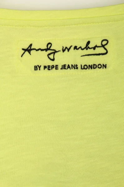 T-shirt Grace Pepe Jeans London limonkowy