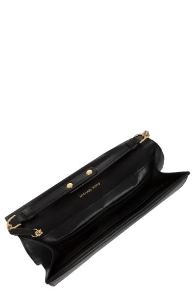 Leather messenger bag SLOAN Michael Kors black