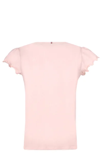 T-shirt | Regular Fit Tommy Hilfiger pudrowy róż