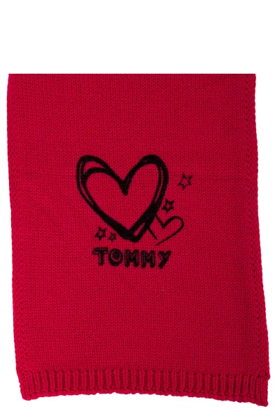 Scarf Heart Tommy Hilfiger red