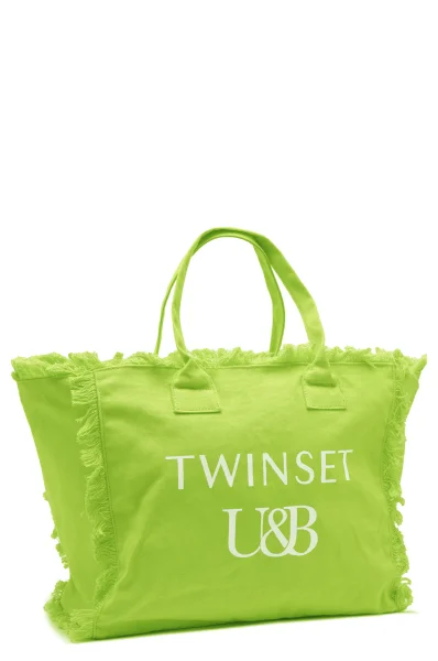 Beach bag Twinset U&B green