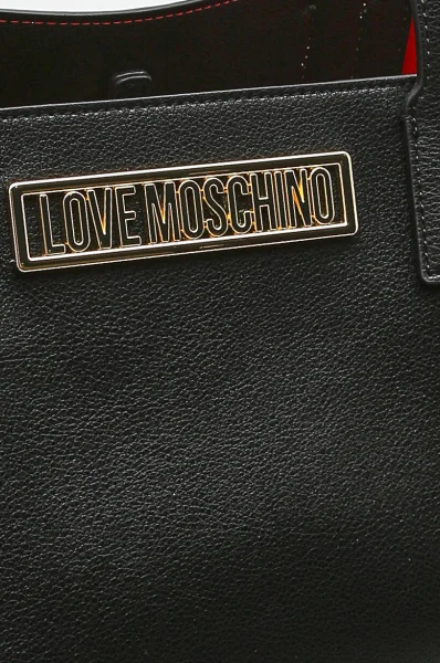 Shopperka + saszetka Love Moschino czarny