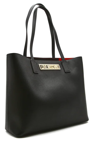 Shopper bag + sachet Love Moschino black