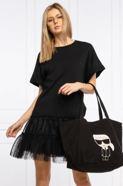 сумка-шопер k/ikonik Karl Lagerfeld чорний