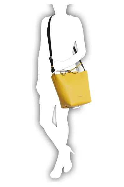 Isa Reversible Hobo Bag Calvin Klein yellow