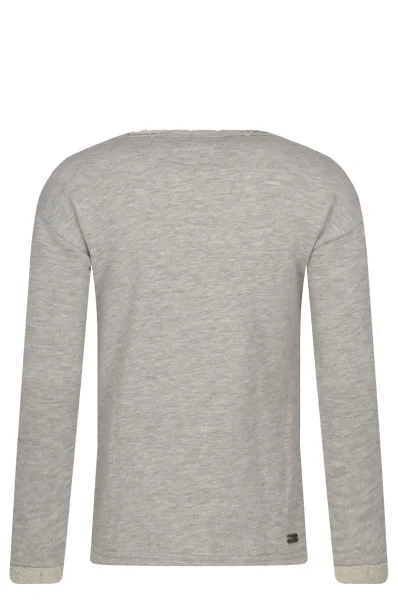 Sweatshirt Saskia | Regular Fit Pepe Jeans London gray