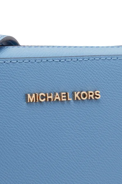 Leather messenger bag Jet Set Travel Michael Kors blue