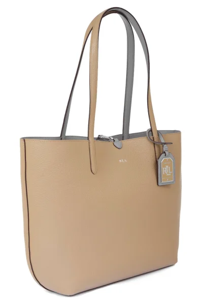 Two-sided shopper bag + Olivia organizer LAUREN RALPH LAUREN sand