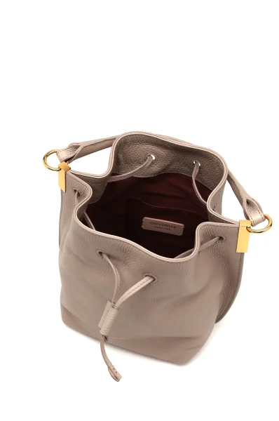 Leather bucket bag ESTELLE Coccinelle ash gray