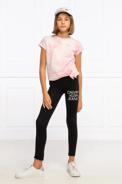 T-shirt CLOE | Regular Fit Pepe Jeans London pudrowy róż