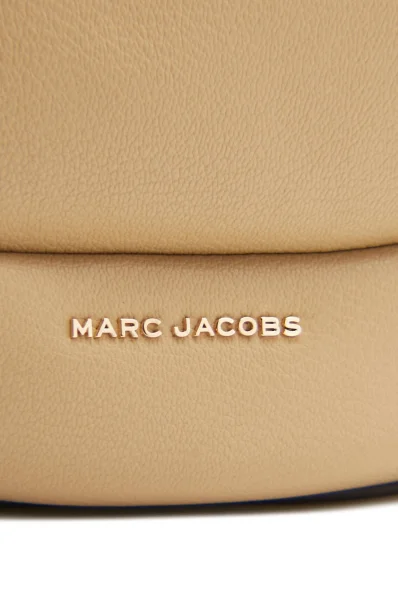 Skórzane hobo Marc Jacobs beżowy
