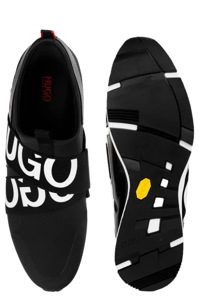 Sneakersy Hybrid_Runn HUGO czarny