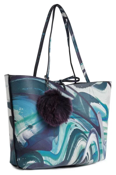 Double sided Shopper bag + organizer Bols Capri Split Desigual black