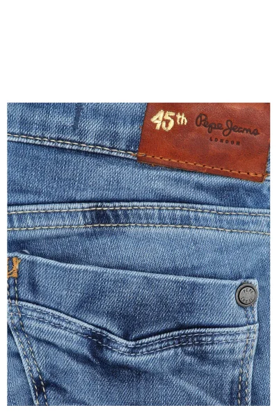 Jeansy Pixlette 45yrs | Slim Fit Pepe Jeans London niebieski