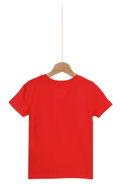 T-shirt Logo Tommy Hilfiger czerwony