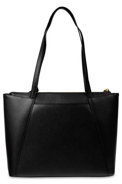 Leather shopper bag MADDIE Michael Kors black