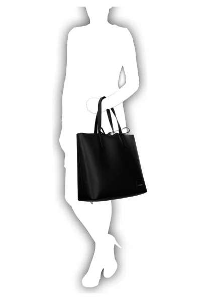 Reversible shopper bag + organiser Calvin Klein black