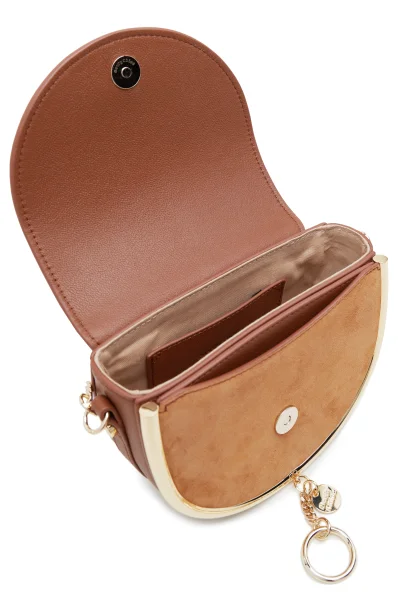 Leather messenger bag MARA See By Chloé brown