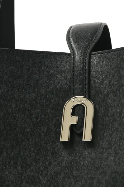 Leather shoulder bag SOFIA Furla black
