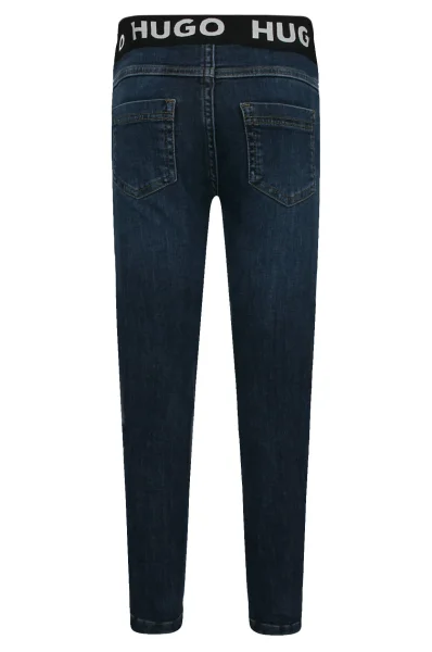 Jeans | Slim Fit HUGO KIDS navy blue