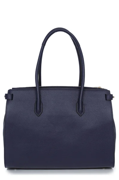 Pin shopper bag Furla navy blue