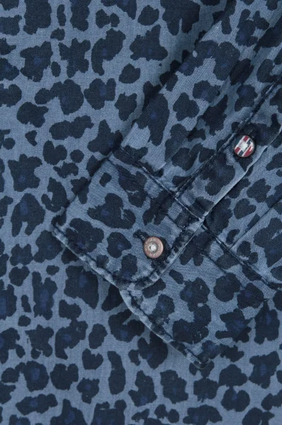 Koszula Leopard | Regular Fit Tommy Hilfiger granatowy