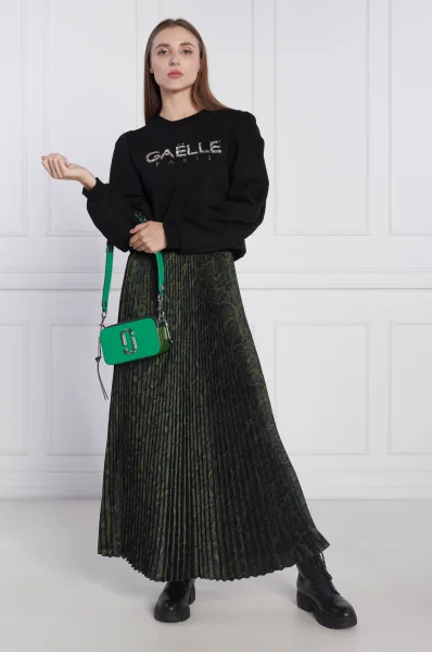 Skórzana torebka na ramię Marc Jacobs zielony