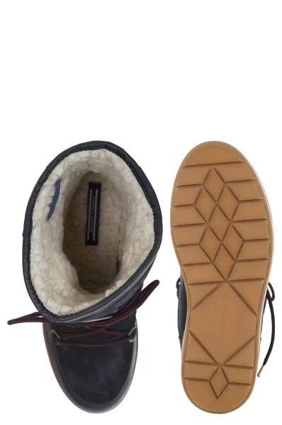 Wooli Snow Boots Tommy Hilfiger navy blue