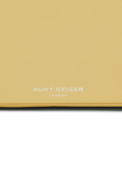 Skórzana torebka na ramię KENSINGTON Kurt Geiger kremowy