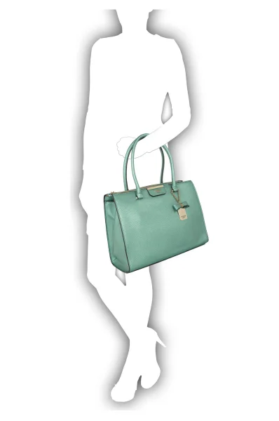 Ryann briefcase bag Guess mint green