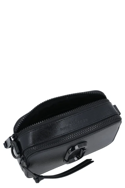 Leather messenger bag SNAPSHOT Marc Jacobs black