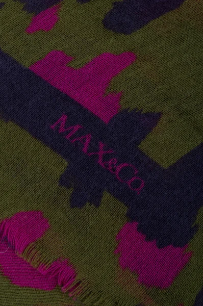 Woollen shawl Albume MAX&Co. khaki
