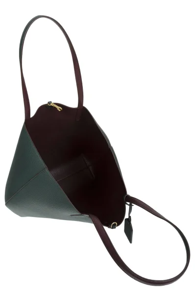 Double sided Shopper bag + organizer Olivia LAUREN RALPH LAUREN claret