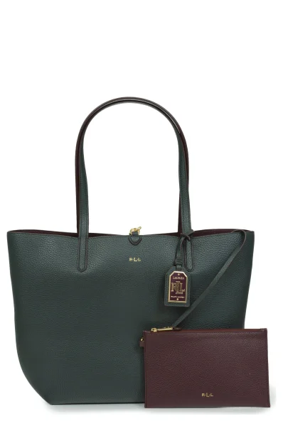 Double sided Shopper bag + organizer Olivia LAUREN RALPH LAUREN claret