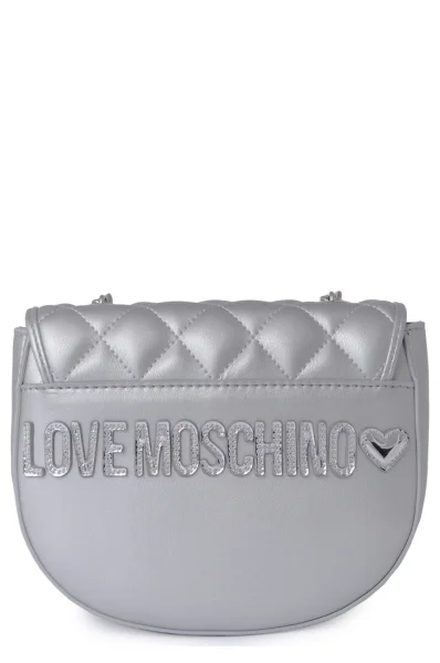 Messenger bag Love Moschino silver