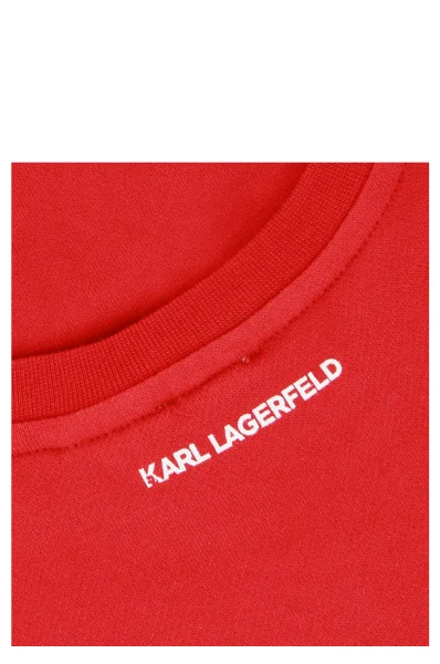 Bluza | Regular Fit Karl Lagerfeld Kids czerwony
