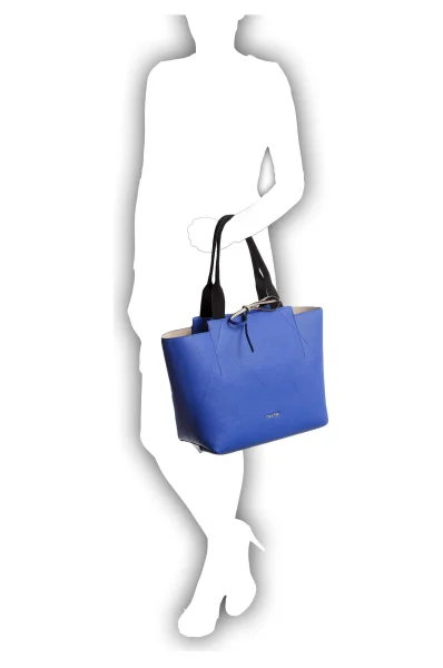 Dwustronna Shopperka Isa Calvin Klein niebieski