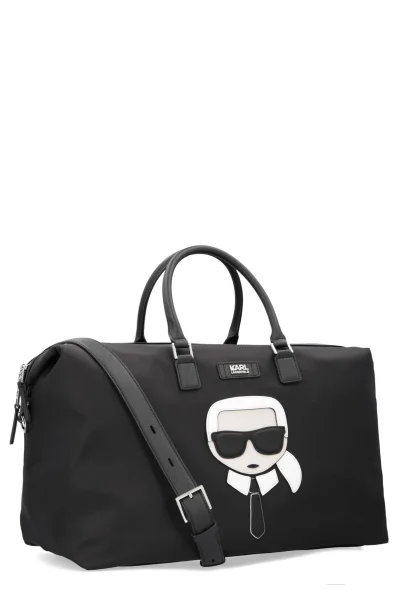 Travel bag Ikonik Weekender Karl Lagerfeld black