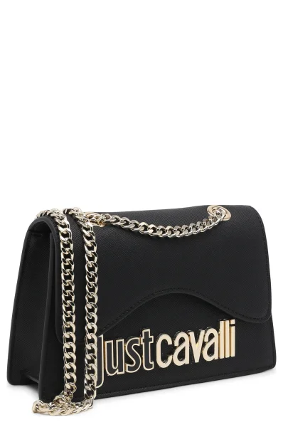 Shoulder bag RANGE B METAL LETTERING - SKETCH 7 Just Cavalli black