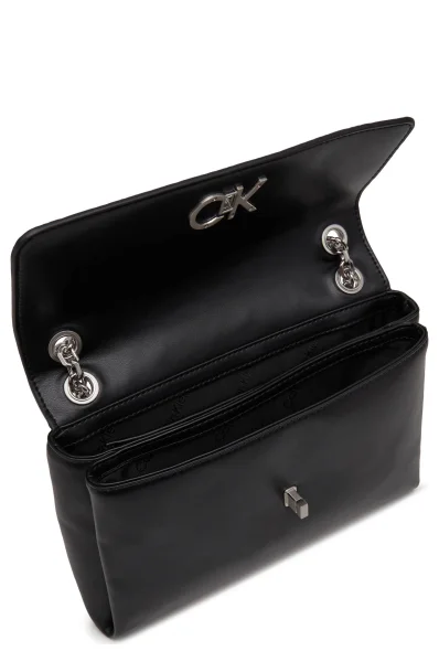 Shoulder bag RE-LOCK EW CONV CROSSBODY-EMB MN Calvin Klein black