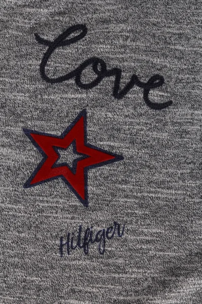Bluzka Love Tommy Hilfiger grafitowy