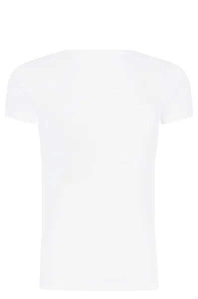 T-shirt | Slim Fit CALVIN KLEIN JEANS biały