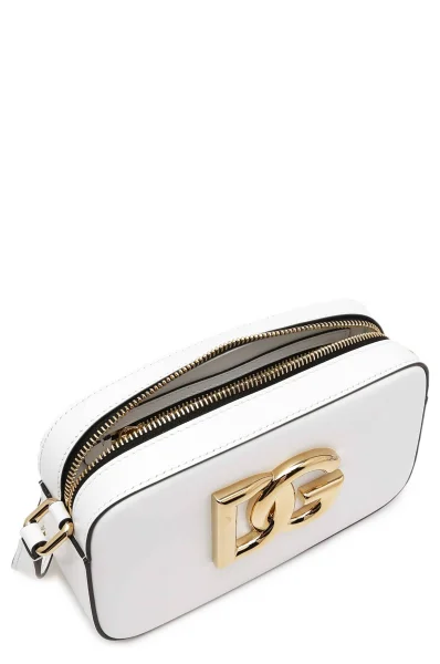 Leather messenger bag 3.5 Dolce & Gabbana white